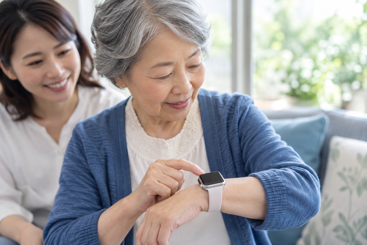 Apple Watchを使う家族のイメージ